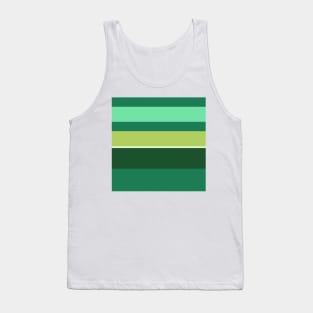 A limited mix of Salem, Seafoam Blue, Very Light Green, Cal Poly Pomona Green and June Bud stripes. Tank Top